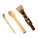Maxbell Matcha Whisk Set for Beginners Ceremony Accessories Mixer Brush Matcha Tools Dark 3pcs set
