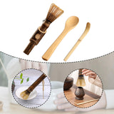 Maxbell Matcha Whisk Set for Beginners Ceremony Accessories Mixer Brush Matcha Tools Dark 3pcs set