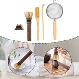 Maxbell Matcha Whisk Set for Beginners Ceremony Accessories Mixer Brush Matcha Tools Dark 4pcs set