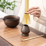 Maxbell Matcha Whisk Set for Beginners Ceremony Accessories Mixer Brush Matcha Tools Light 4pcs set