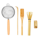 Maxbell Matcha Whisk Set for Beginners Ceremony Accessories Mixer Brush Matcha Tools Light 4pcs set
