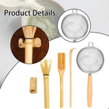 Maxbell Matcha Whisk Set for Beginners Ceremony Accessories Mixer Brush Matcha Tools Light 4pcs set