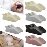 Maxbell Wedge Pillow Versatile Cushion Soft Face Down Pillow for Back Abdomen Office Beige