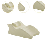 Maxbell Wedge Pillow Versatile Cushion Soft Face Down Pillow for Back Abdomen Office Beige