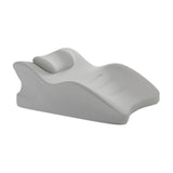 Maxbell Wedge Pillow Versatile Cushion Soft Face Down Pillow for Back Abdomen Office Gray