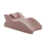 Maxbell Wedge Pillow Versatile Cushion Soft Face Down Pillow for Back Abdomen Office Pink