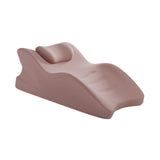 Maxbell Wedge Pillow Versatile Cushion Soft Face Down Pillow for Back Abdomen Office Pink