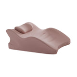 Maxbell Wedge Pillow Versatile Cushion Soft Face Down Pillow for Back Abdomen Office Pink