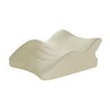 Maxbell Wedge Pillow Leg Position Pillows Soft Face Down Pillow for Waist Home Back Beige