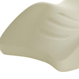 Maxbell Wedge Pillow Leg Position Pillows Soft Face Down Pillow for Waist Home Back Beige