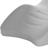 Maxbell Wedge Pillow Leg Position Pillows Soft Face Down Pillow for Waist Home Back Gray