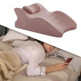 Maxbell Wedge Pillow Leg Position Pillows Soft Face Down Pillow for Waist Home Back Pink