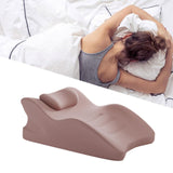 Maxbell Wedge Pillow Leg Position Pillows Soft Face Down Pillow for Waist Home Back Pink