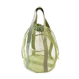 Maxbell Mesh Shower Tote Bag Convenient Portable for Camping Accessories Beach Green