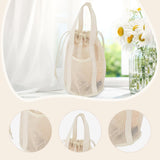 Maxbell Mesh Shower Tote Bag Convenient Portable for Camping Accessories Beach White