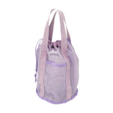 Maxbell Mesh Shower Tote Bag Convenient Portable for Camping Accessories Beach Purple