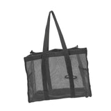 Maxbell Mesh Shower Tote Bag Basket Bath Organizer for Swimming Bathroom Beach Black