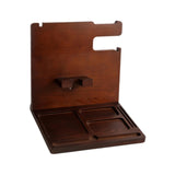 Maxbell Wood Phone Docking Station Desk or NightStand Organizer for Desktop Tea Room
