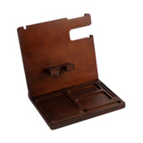 Maxbell Wood Phone Docking Station Desk or NightStand Organizer for Desktop Tea Room