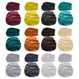 Maxbell Office Chair Seat Cover 2 Piece Protective Oilproof Computer Chair Slipcover yellow green