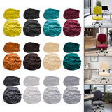 Maxbell Office Chair Seat Cover 2 Piece Protective Oilproof Computer Chair Slipcover yellow green