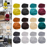 Maxbell Office Chair Seat Cover 2 Piece Protective Oilproof Computer Chair Slipcover yellow green