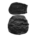 Maxbell Office Chair Seat Cover 2 Piece Protective Oilproof Computer Chair Slipcover black