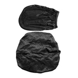 Maxbell Office Chair Seat Cover 2 Piece Protective Oilproof Computer Chair Slipcover black