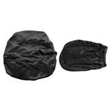 Maxbell Office Chair Seat Cover 2 Piece Protective Oilproof Computer Chair Slipcover black