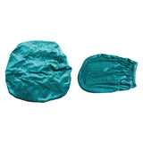 Maxbell Office Chair Seat Cover 2 Piece Protective Oilproof Computer Chair Slipcover lake blue