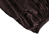 Maxbell Office Chair Seat Cover 2 Piece Protective Oilproof Computer Chair Slipcover coffee