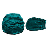 Maxbell Office Chair Seat Cover 2 Piece Protective Oilproof Computer Chair Slipcover dark green