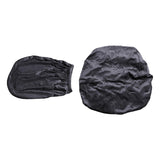 Maxbell Office Chair Seat Cover 2 Piece Protective Oilproof Computer Chair Slipcover dark gray