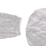 Maxbell Office Chair Seat Cover 2 Piece Protective Oilproof Computer Chair Slipcover white