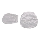 Maxbell Office Chair Seat Cover 2 Piece Protective Oilproof Computer Chair Slipcover white