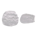 Maxbell Office Chair Seat Cover 2 Piece Protective Oilproof Computer Chair Slipcover white