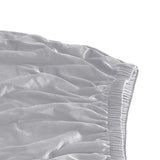 Maxbell Office Chair Seat Cover 2 Piece Protective Oilproof Computer Chair Slipcover gray