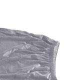 Maxbell Office Chair Seat Cover 2 Piece Protective Oilproof Computer Chair Slipcover silvery gray