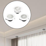 Maxbell Ventilation Grille Easy Installation Air Vent Cover for Home Office Bathroom Style A