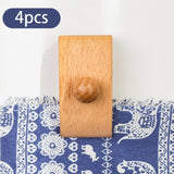 Maxbell 4x Tapestry Hangers Art Decoration Rugs Wooden Carpet Quilt Hangers for Wall
