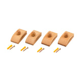 Maxbell 4x Tapestry Hangers Art Decoration Rugs Wooden Carpet Quilt Hangers for Wall