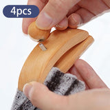 Maxbell 4x Tapestry Hangers Art Decoration Rugs Wooden Carpet Quilt Hangers for Wall