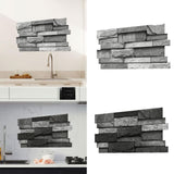 Maxbell 48x Vintage Brick Faux Textured Self Adhesive Wallpaper for Bedroom Basement A