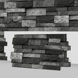 Maxbell 48x Vintage Brick Faux Textured Self Adhesive Wallpaper for Bedroom Basement B