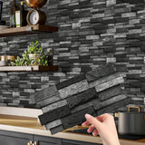Maxbell 48x Vintage Brick Faux Textured Self Adhesive Wallpaper for Bedroom Basement B