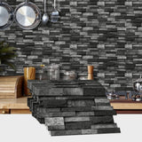 Maxbell 48x Vintage Brick Faux Textured Self Adhesive Wallpaper for Bedroom Basement B