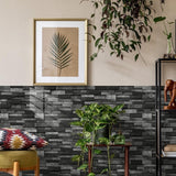 Maxbell 48x Vintage Brick Faux Textured Self Adhesive Wallpaper for Bedroom Basement B
