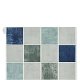 Maxbell 12Pcs Wall Tile Sticker for Kitchen and Bathroom Modern Home Decor Wallpaper Blue