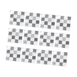 Maxbell 12Pcs Wall Tile Sticker for Kitchen and Bathroom Modern Home Decor Wallpaper Gray