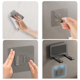 Maxbell Hair Dryer Holder Bathroom Blow Dryer Rack for Dormitories Salon Shower Room